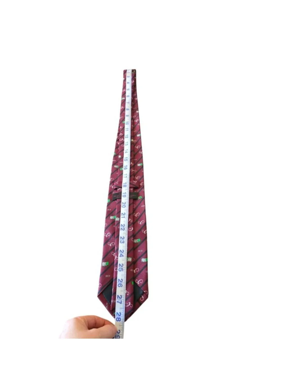 Episcopal High School Silk Tie Burgundy Crest Callaway Loyalty Society USA Made
